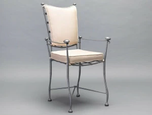 OFFICINACIANI Садовый стул из железа с подлокотниками Intreccio Gf4004ch-a