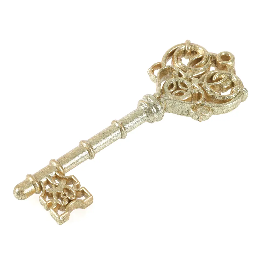 84884202 Новогоднее украшение Ключик 15x6 см цвет золотой STLM-1378458 Santreyd  - Вид №2