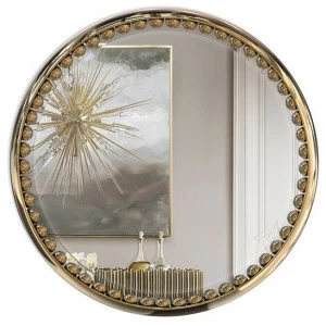 LUXXU Круглое зеркало с настенной рамой