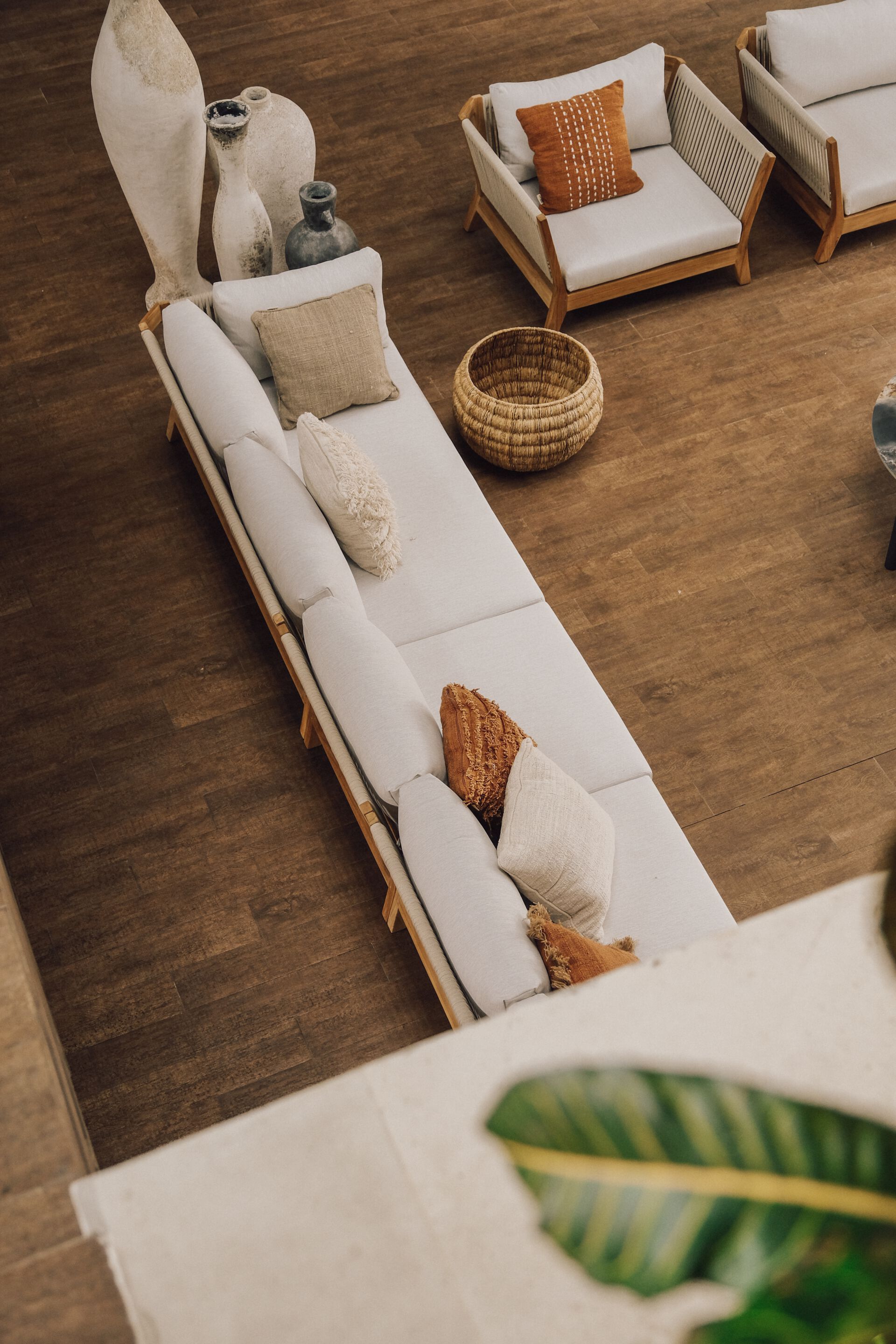 Правый / левый модуль для секционного дивана из тикового дерева cbdesign Венская модульная ARCH-00096006 - Вид №13