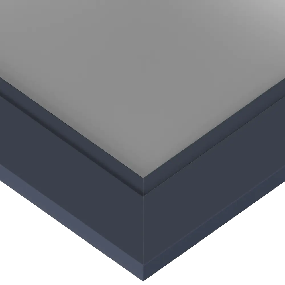 Фасад-витрина KONSENSA Котлас 40×102 см синий стекло для кухни 89409653 STLM-1579773 - Вид №5