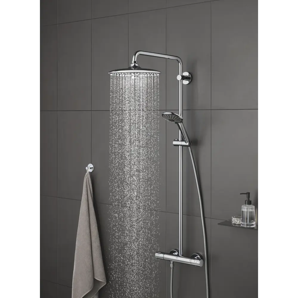 Лейка для душа Grohe Vitalio Joy 3 режима цвет хром STLM-2108695 - Вид №3