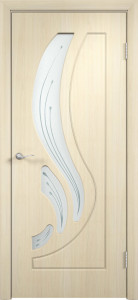 93821825 Дверь межкомнатная Лиана остекленная ПВХ-плёнка цвет дуб беленый 200 x 70 см STLM-0576960 VERDA