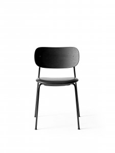 1160004-001H01ZZ MENU Обеденный стул, сиденье с обивкой, черный Черный дуб | Дакар - 0842