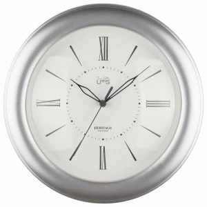 Часы настенные серебристые деревянные Tomas Stern 7025 TOMAS STERN ДИЗАЙНЕРСКИЕ 00-3872712 Серебро