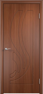 93821831 Дверь межкомнатная Лиана глухая ПВХ-плёнка цвет итальянский орех 200 x 90 см STLM-0576966 VERDA