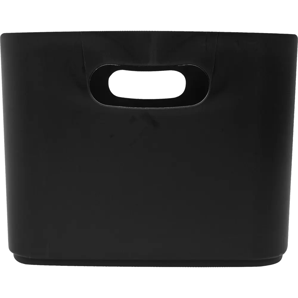 Корзина Serenity 15.79x12.12x11.5 см пластик цвет базальт BEROSSI STLM-2007928 - Вид №3