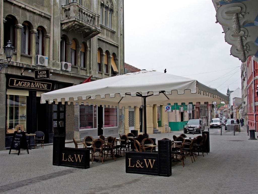 Квадратный зонт с телескопическим закрытием Scolaro Parasol ARCH-00019500 - Вид №5