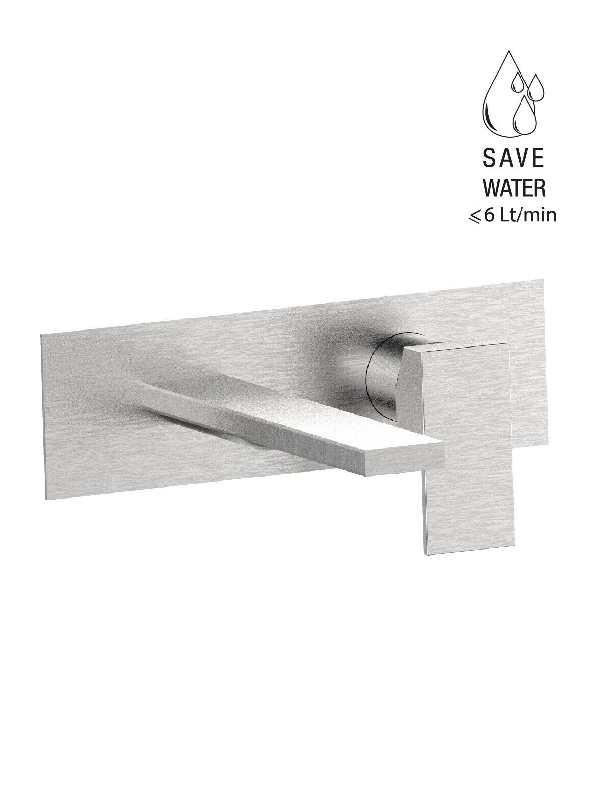 Настенный смеситель для раковины с пластиной без слива Rubinetterie Frattini Vita Due ARCH-00054452 - Вид №5