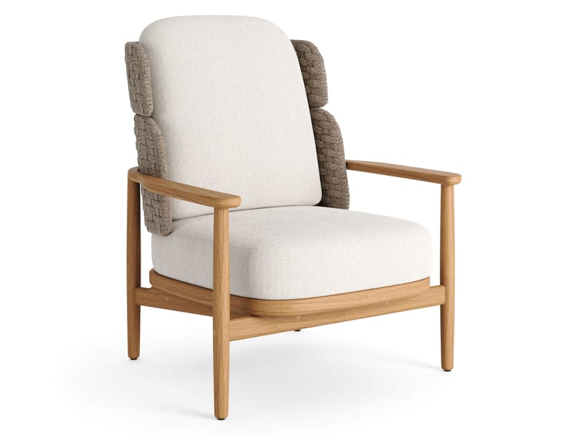 Садовое кресло с высокой спинкой Jati Kebon Boho ARCH-00151483