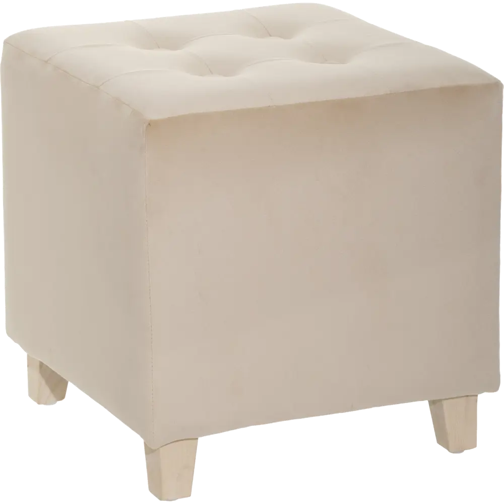 Табурет Atmosphera 35x35 см с обивкой цвет бежевый STLM-2016354