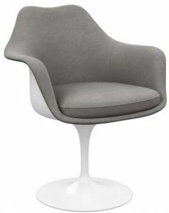 KNOLL Стул с обивкой и подлокотниками Tulip