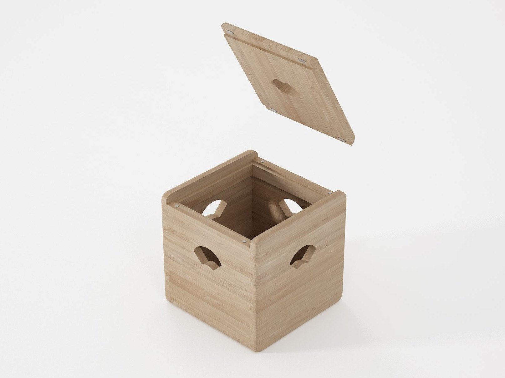 Пуф из массива дерева KARPENTER EAST ARCH-00129840 - Вид №3