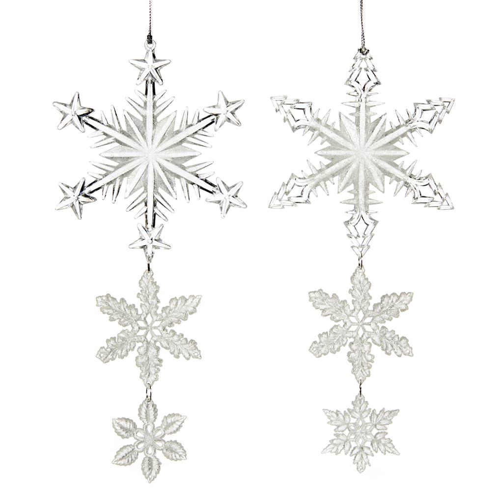 TP 10216 Снежинка тройная 23 см (цена за шт) GOODWILL Santreyd 