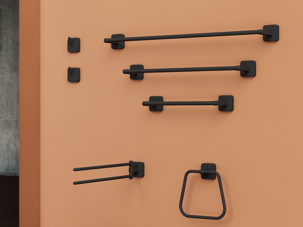 Держатель для полотенец из нержавеющей стали GEDY Тонга ARCH-00109234 - Вид №4