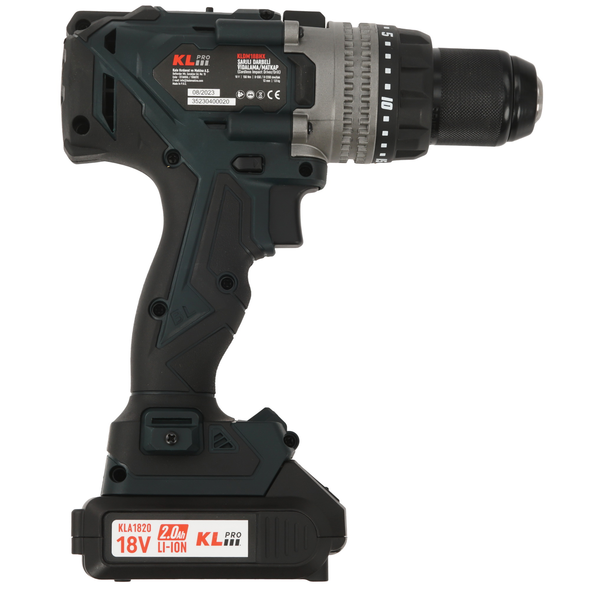 Дрель-шуруповерт KLPRO KLDM18BHX-20 9154013 STDN-0023730 - Вид №2