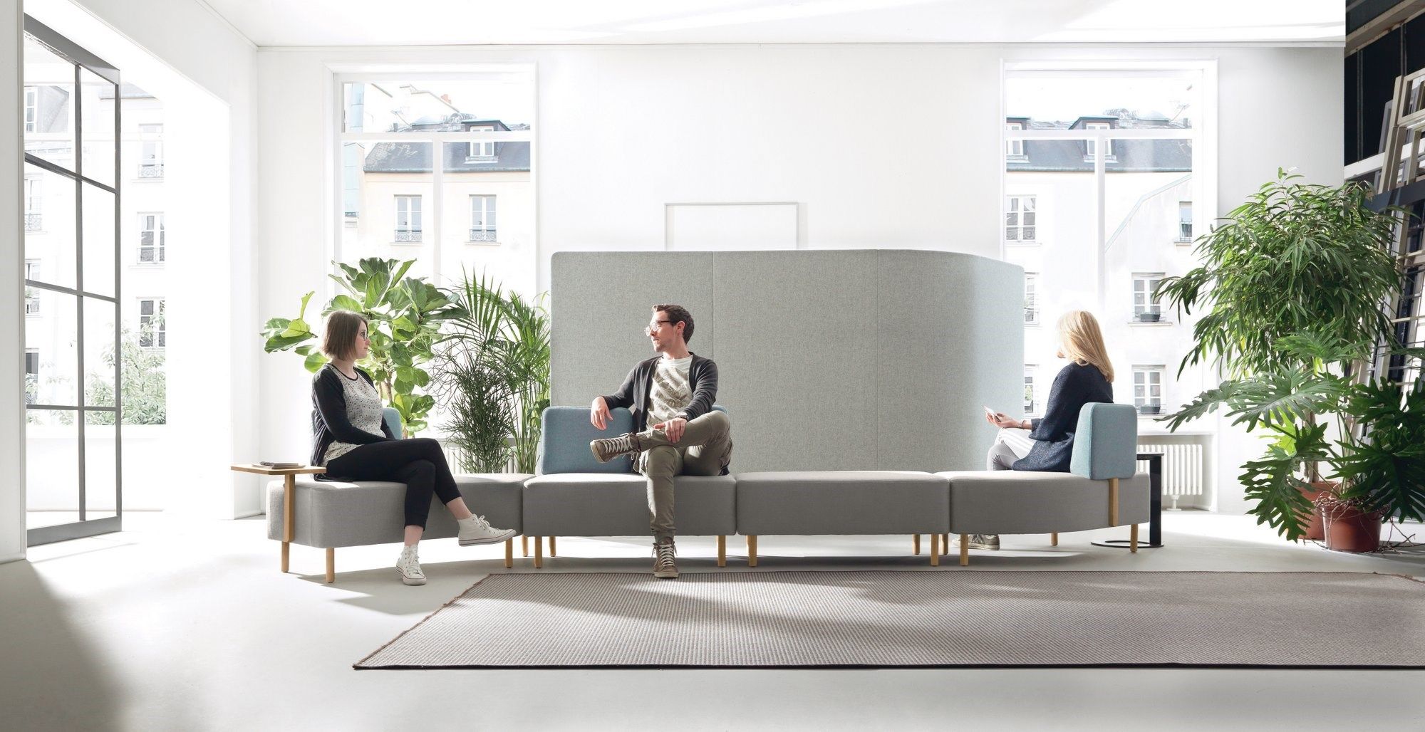 Скамейка из ткани Martex ядро ARCH-00067898 - Вид №2