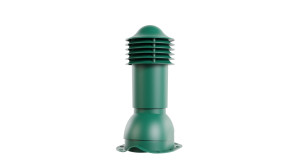 90389332 Труба вентиляционная для металлочерепицы D-110 мм H-550 мм утепленная RAL 6005 зеленый STLM-0210420 VIOTTO