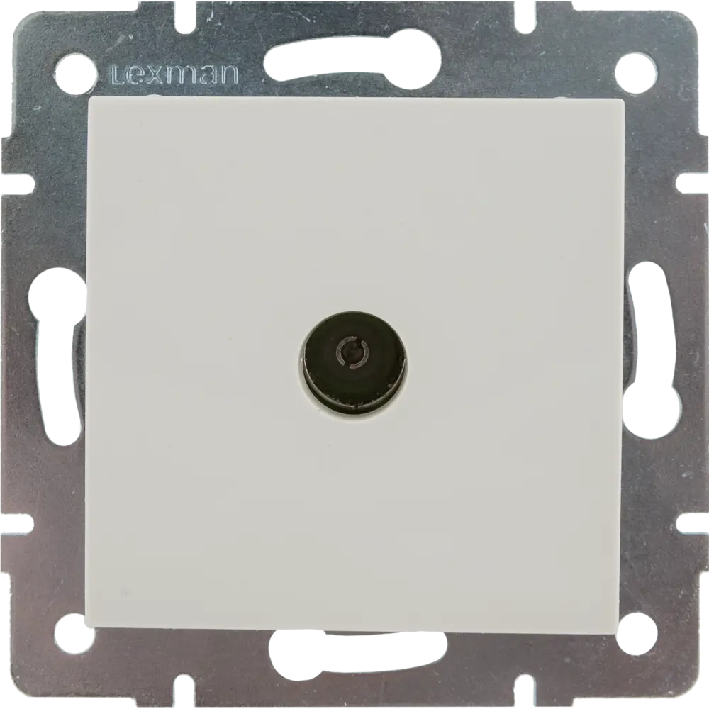 ТВ-розетка оконечная встраиваемая Lexman Виктория шлейфцвет бежевый STLM-2044188