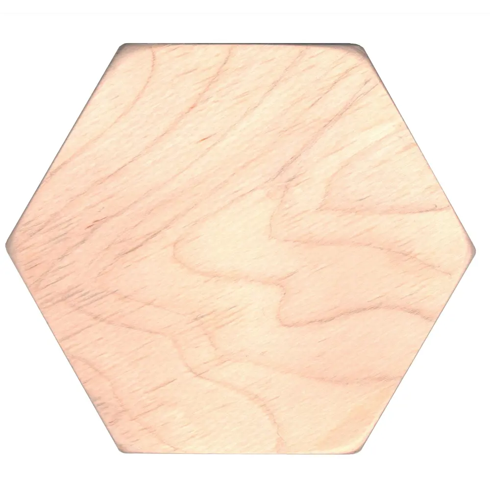 Деревянная мозаика Гексагон бежевая 17.3x15 см береза 0.02 м² Santreyd STLM-2049603