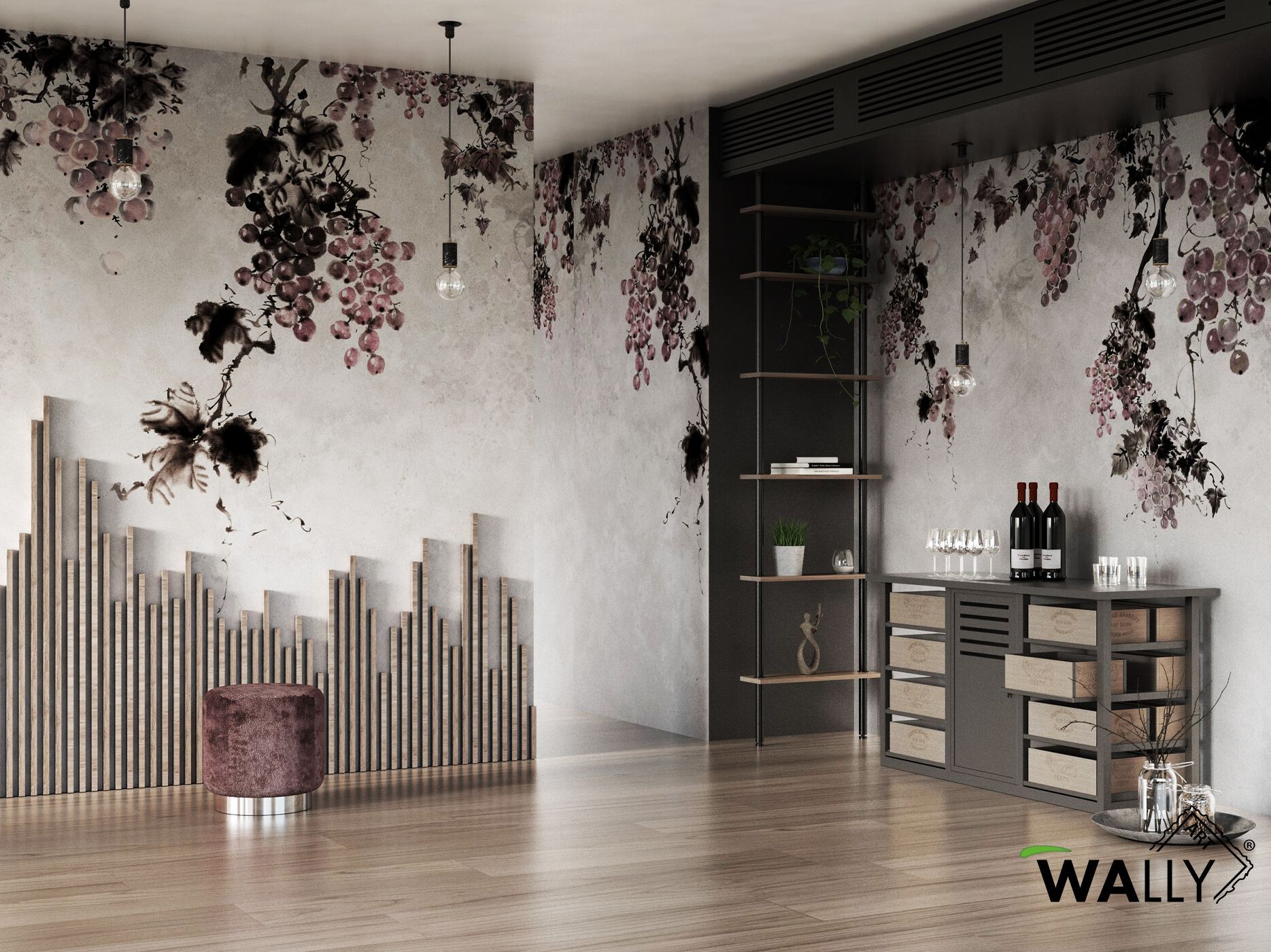 Моющиеся нетканые обои WALLYART Lacollection ARCH-00101588