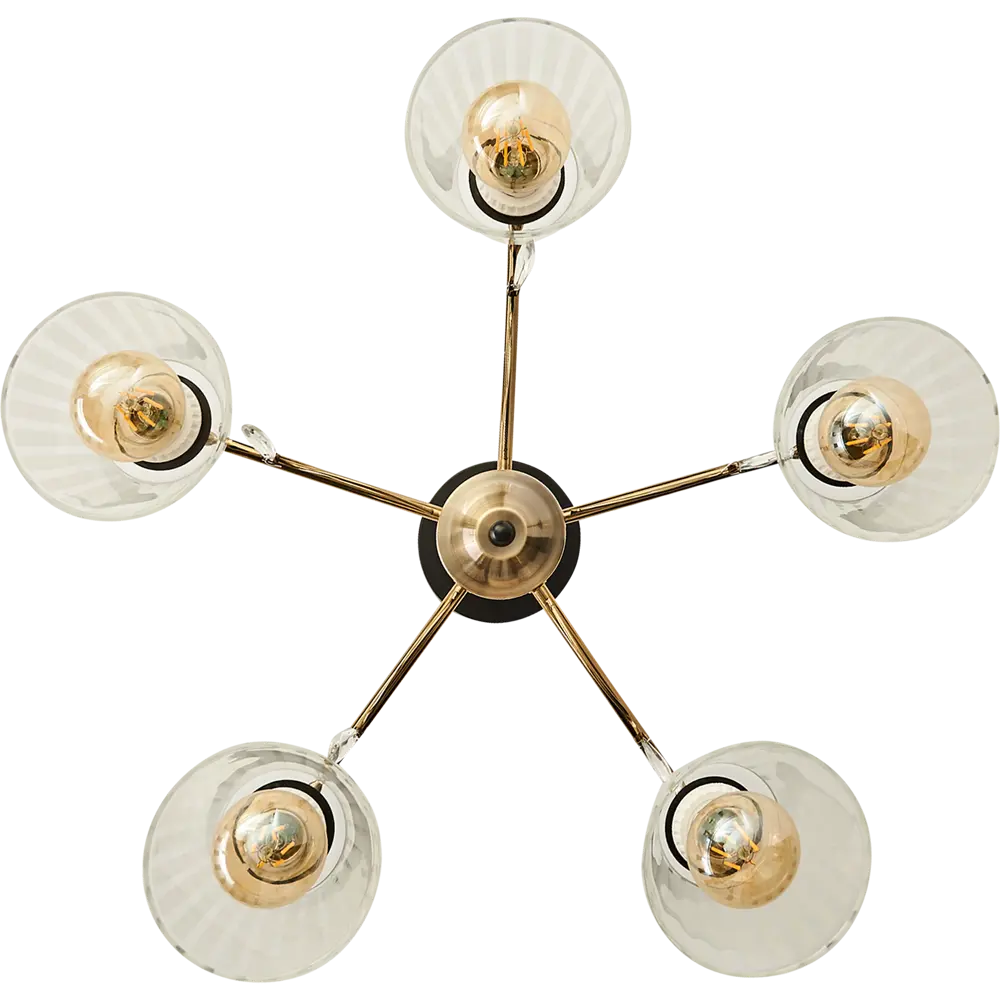 Люстра потолочная Wink Дарина A3453/5, 5 ламп, 15 м², цвет бронза/белый STLM-2199349 - Вид №3