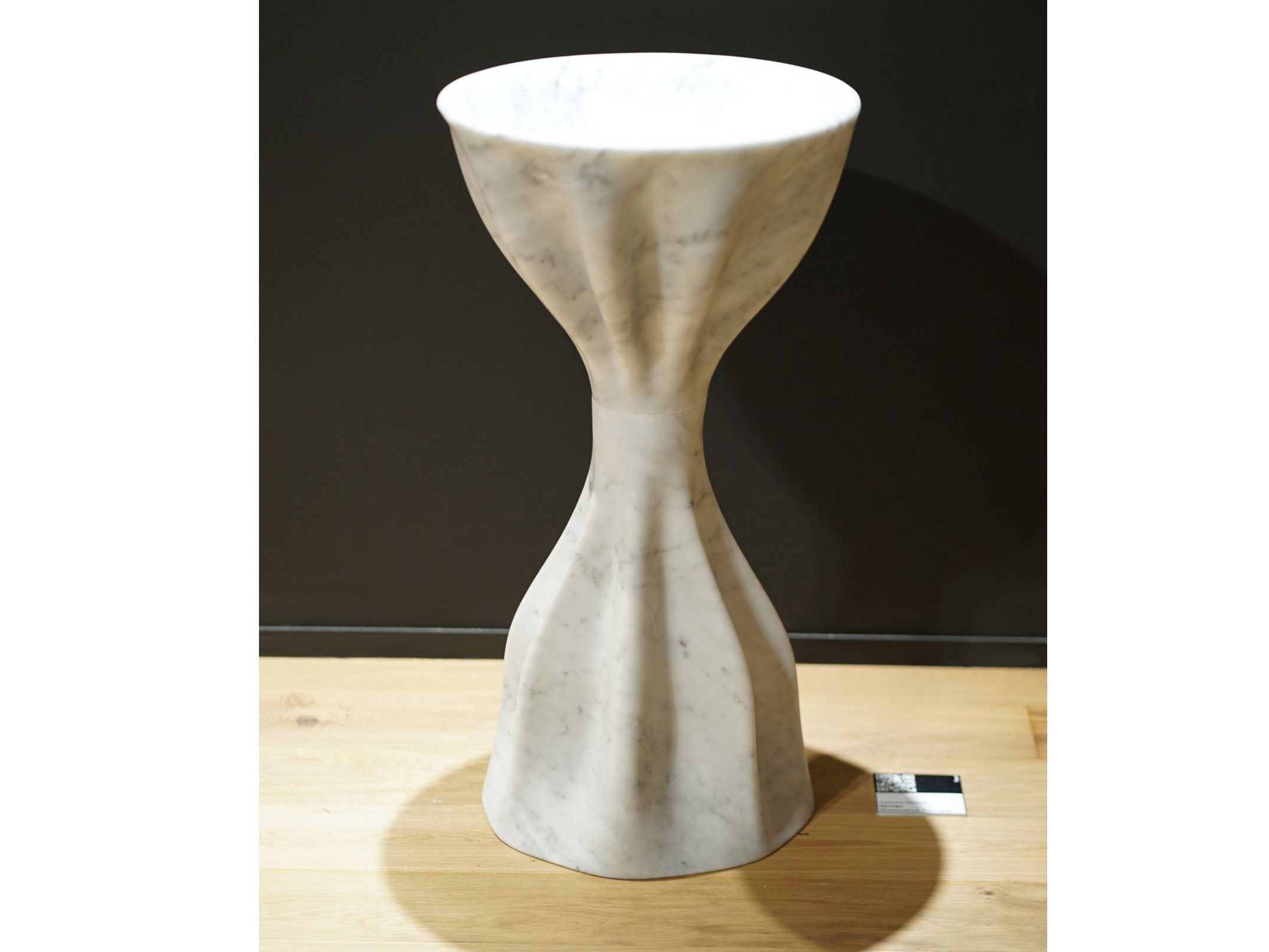 Каррарский мрамор круглый отдельно стоящий умывальник Rapsel HORUS ARCH-00118096 - Вид №2