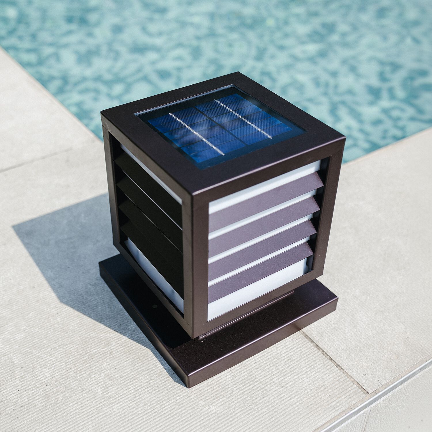 Из нержавеющей стали солнечной энергии открытый торшер Maanta SOLAR QUB ARCH-00034091 - Вид №7