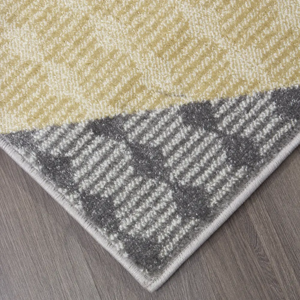 Santreyd Ковер Призма 150х230 с текстурным ворсом в солнечном желтом 89376427 STLM-1543560 - Вид №2