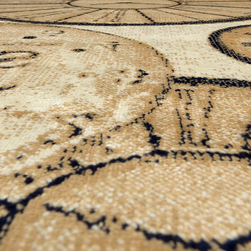 Ковер вискоза Isphahan 84034I 80x150 см цвет бежевый DEVOS-CABY STLM-2206231 - Вид №4