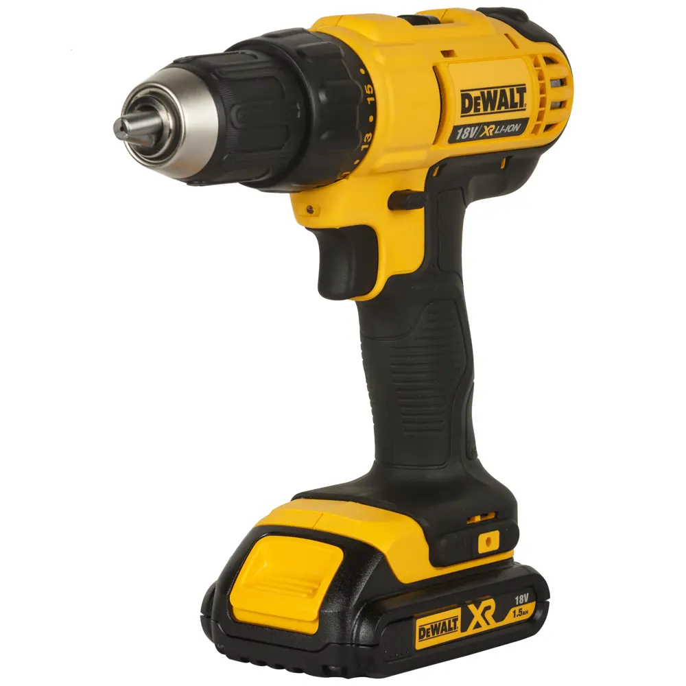 Дрель-шуруповерт аккумуляторная DeWalt DCD771S2, 18 В Li-ion 2х1.5 Ач STLM-2066953 - Вид №8