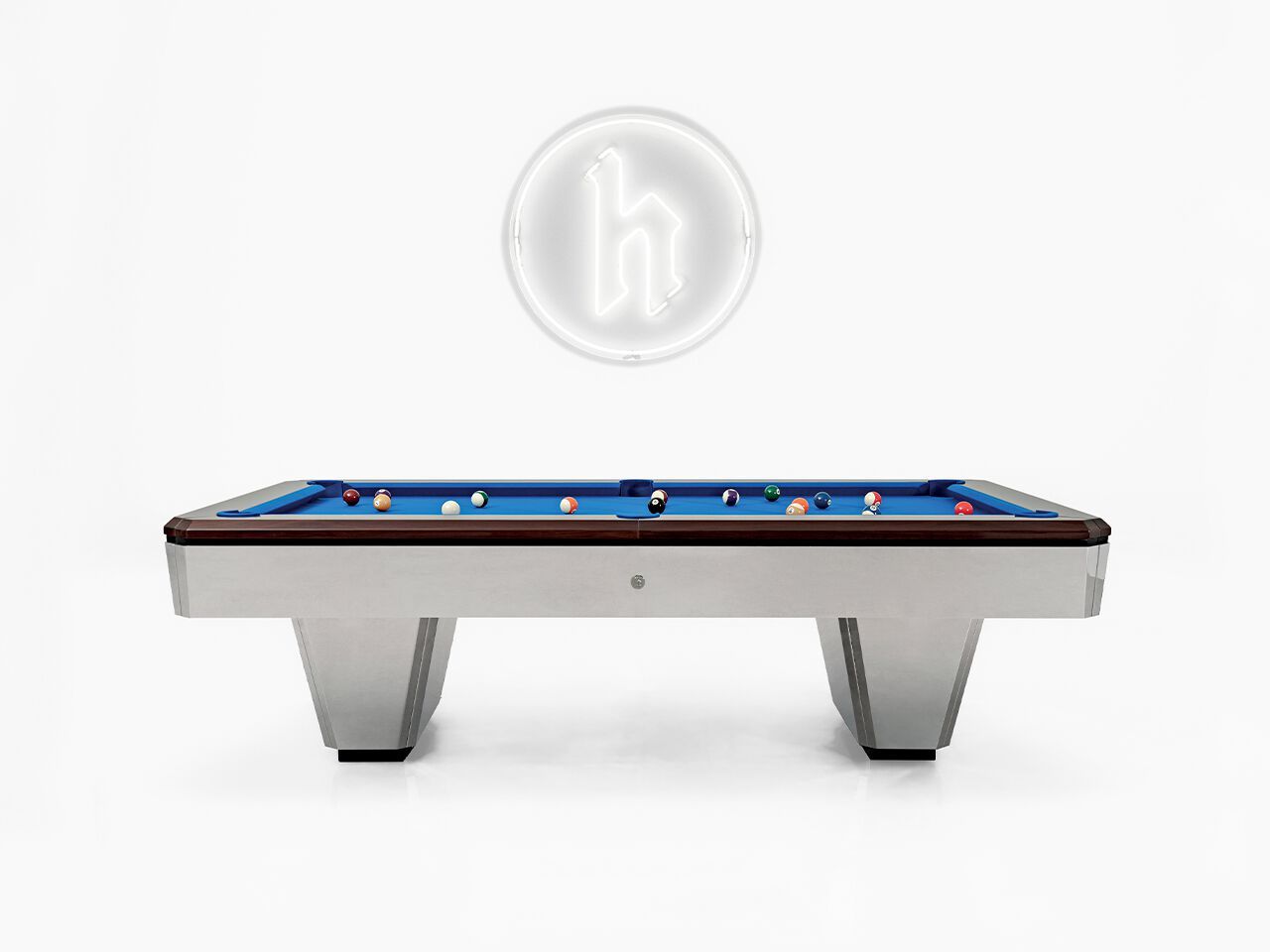 Алюминиевый прямоугольный бильярдный стол Hermelin biliardi современные игровые столы ARCH-00147944 - Вид №1