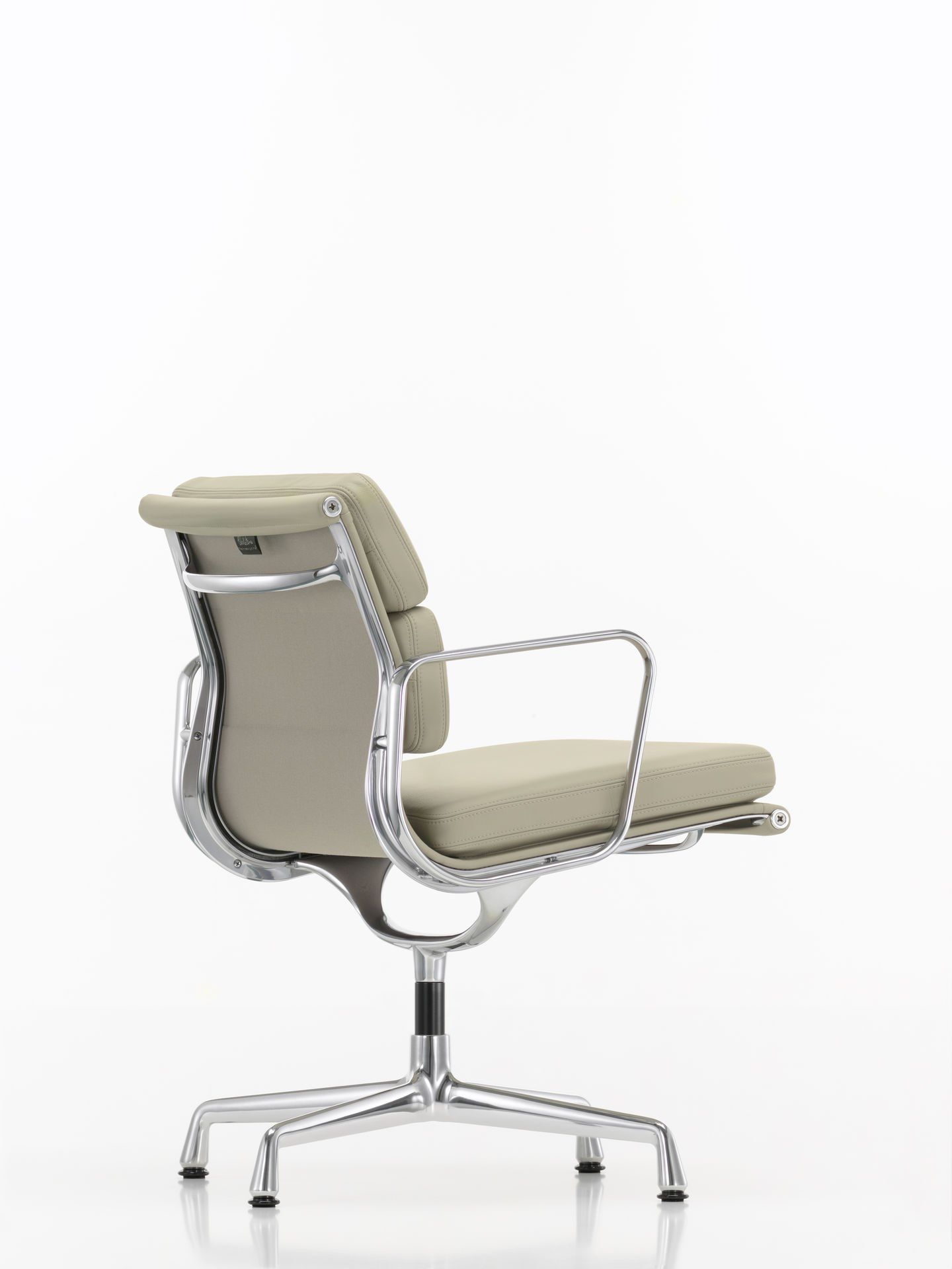 Кожаный спиц поворотный стул с подлокотниками VITRA Eames Soft Pad Group ARCH-00078216 - Вид №34