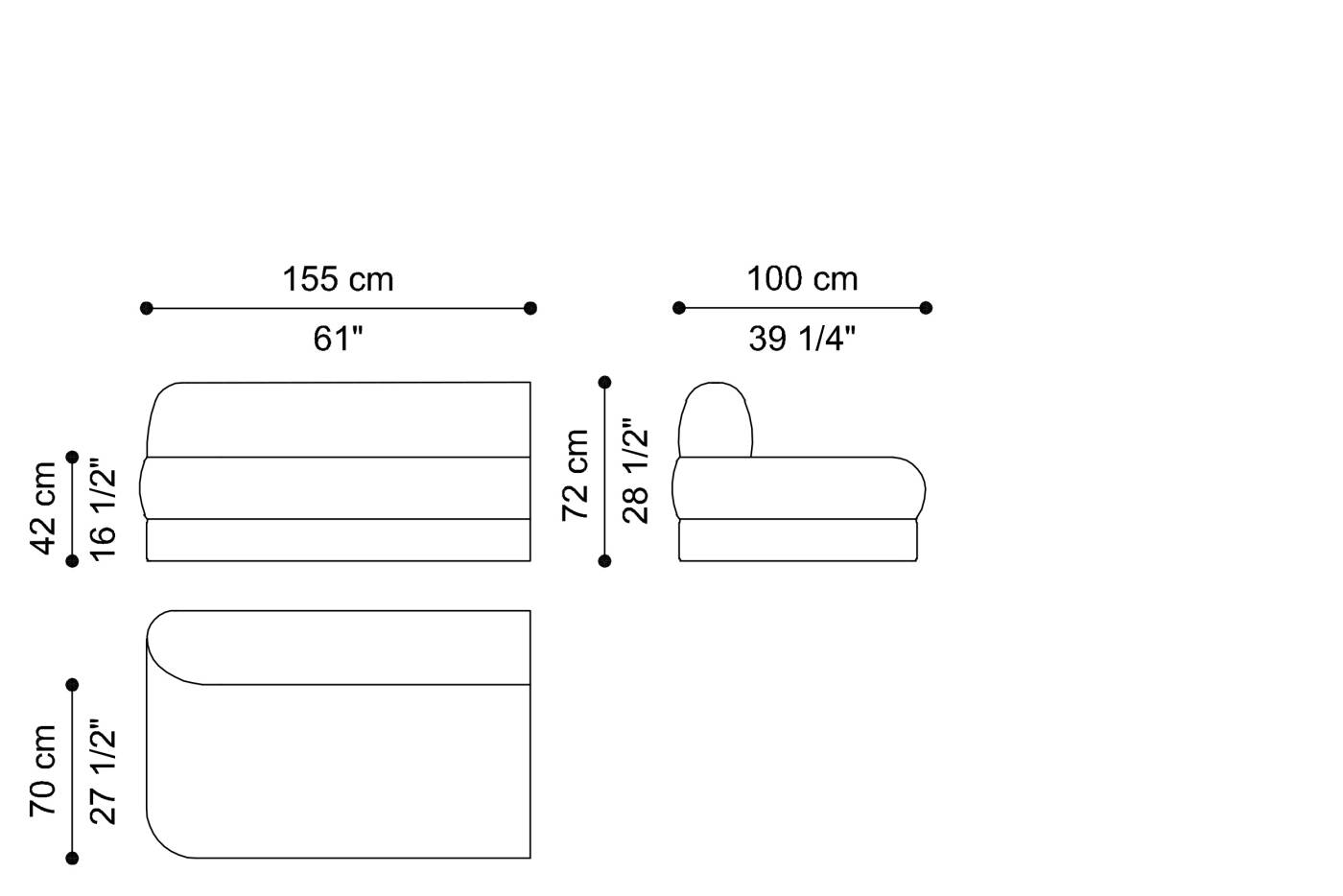 Диван из нубука Gianfranco Ferré Home ALEXANDER 2.0 ARCH-00052063 - Вид №12