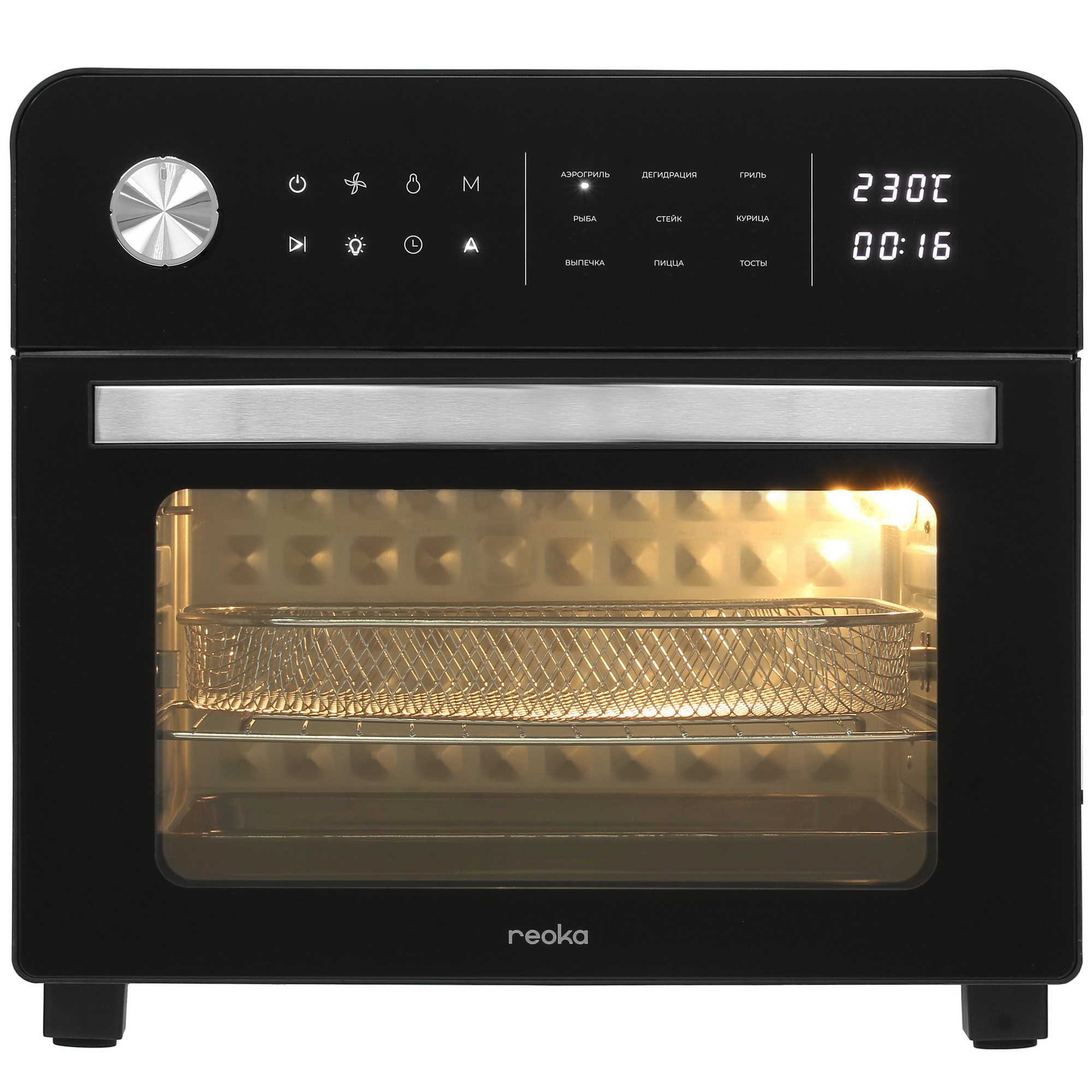 5416730 Мини-печь Reoka RKBM-M618 черный STDN-0130962