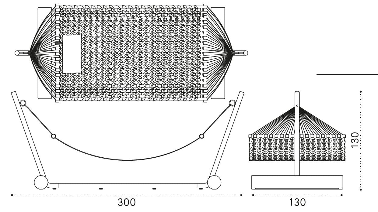 Самонесущий гамак Ethimo патио ARCH-00021674 - Вид №3