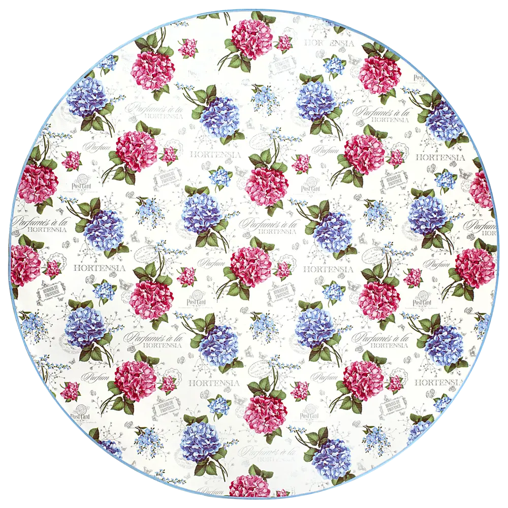 Скатерть Мажор Цветы круглая ø135 см цвет белый Santreyd STLM-2000486 - Вид №1