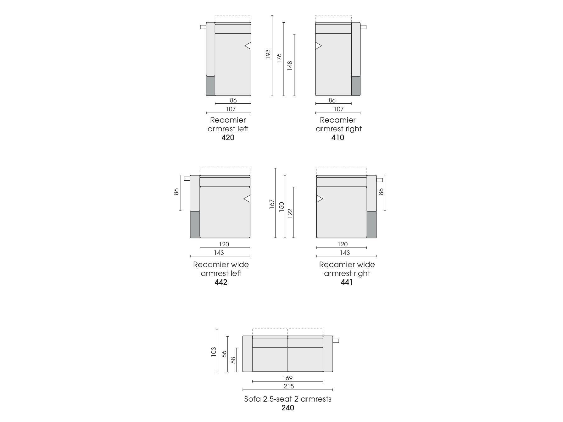 Модульный диван с полуостровом Bullfrog CABALLERO ARCH-00120423 - Вид №4