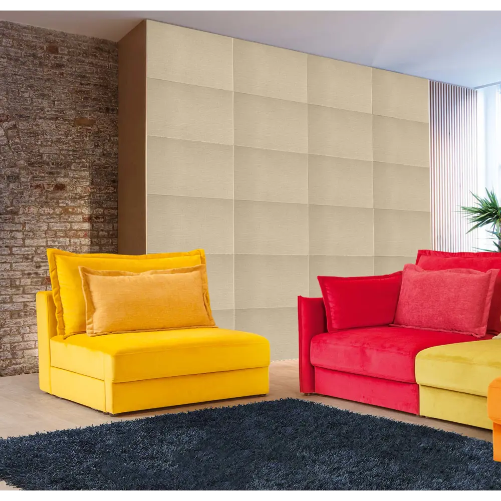 Панель полиэстеровая 9мм 600x400 мм цвет песок РСП STLM-2091525 - Вид №5