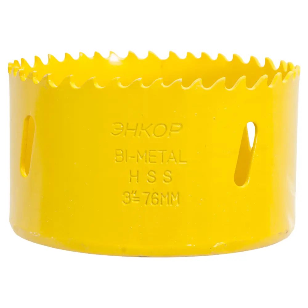 Коронка для металла Энкор Bi-Metall, D76 мм STLM-2083353