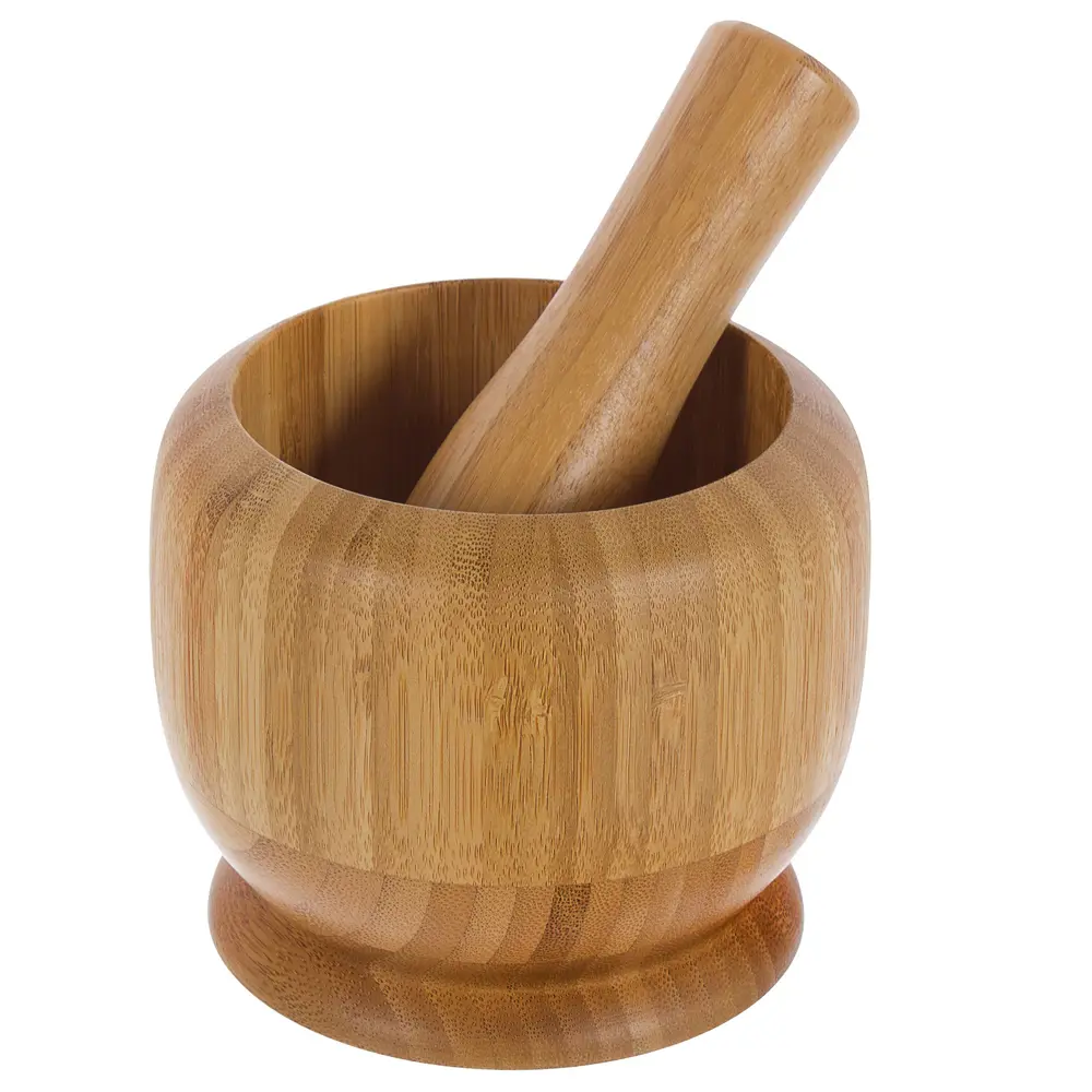 Ступка для измельчения BAO 4.2X16 см бамбук Santreyd STLM-2035771