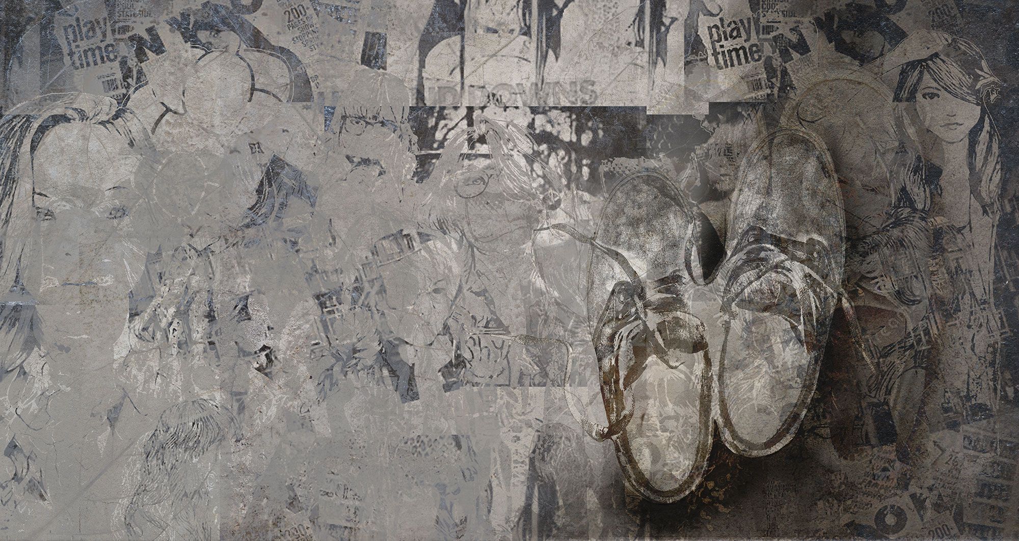 Огнестойкие водонепроницаемые прорезиненные обои из стекловолокна Tecnografica декоративные ARCH-00063325 - Вид №3