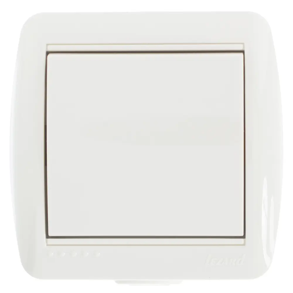 Выключатель Lezard Nata цвет кремовый STLM-2202370