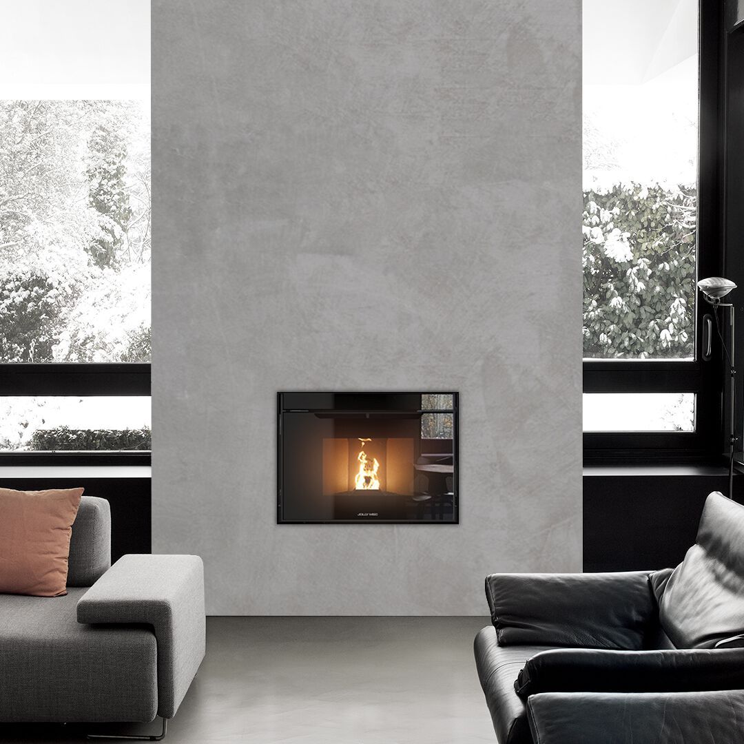 Вставка для камина на пеллетах класса A+ Jolly Mec воздушные системы ARCH-00137340 - Вид №2