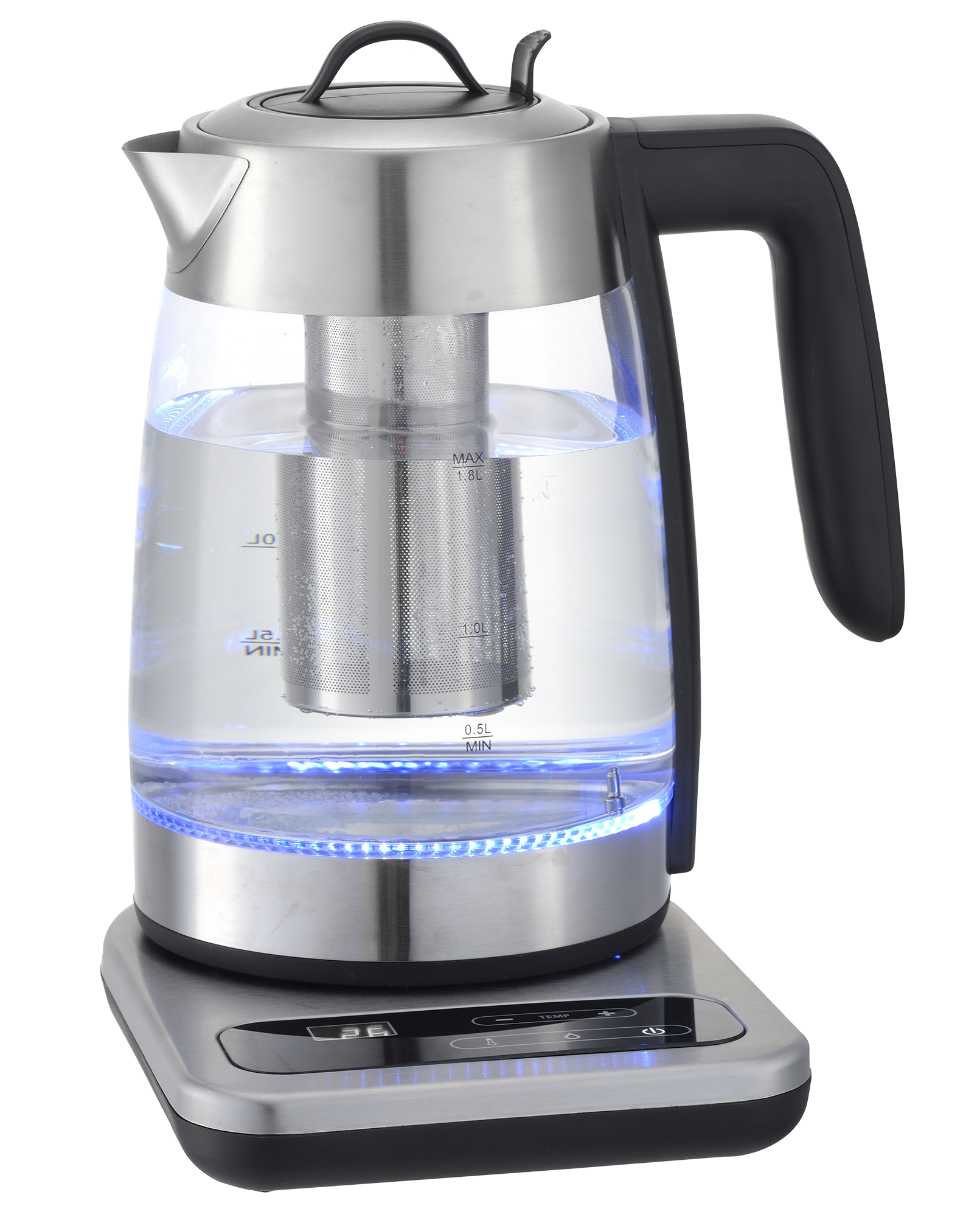 9210622 Электрочайник DEXP DK-1805DT серебристый STDN-0021818 - Вид №7