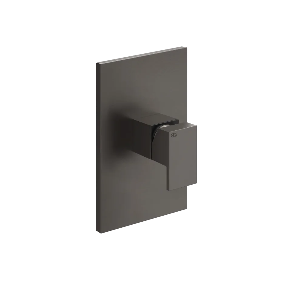 Смеситель для душа 44602 707 Gessi Rettangolo ЧЕРНЫЙ МЕТАЛЛ BR. PVD 44602707