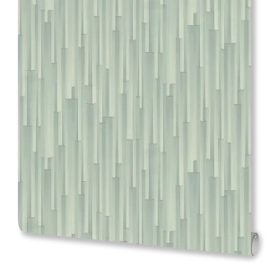 Обои флизелиновые Monte Solaro Plank зеленые с геометрическим рисунком 89426588