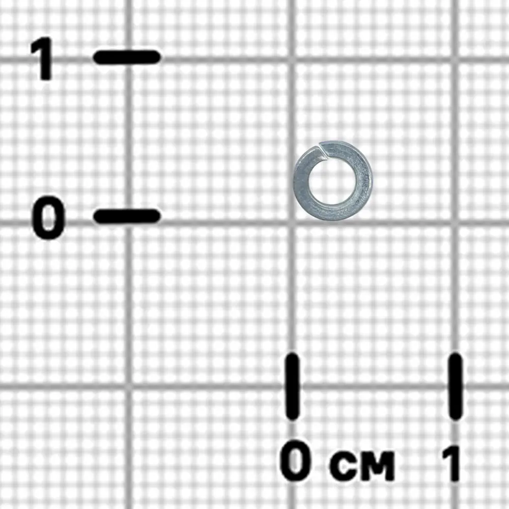 Шайба пружинная DIN 127B М4 120 шт. 89397075 STLM-2006830 Santreyd  - Вид №1