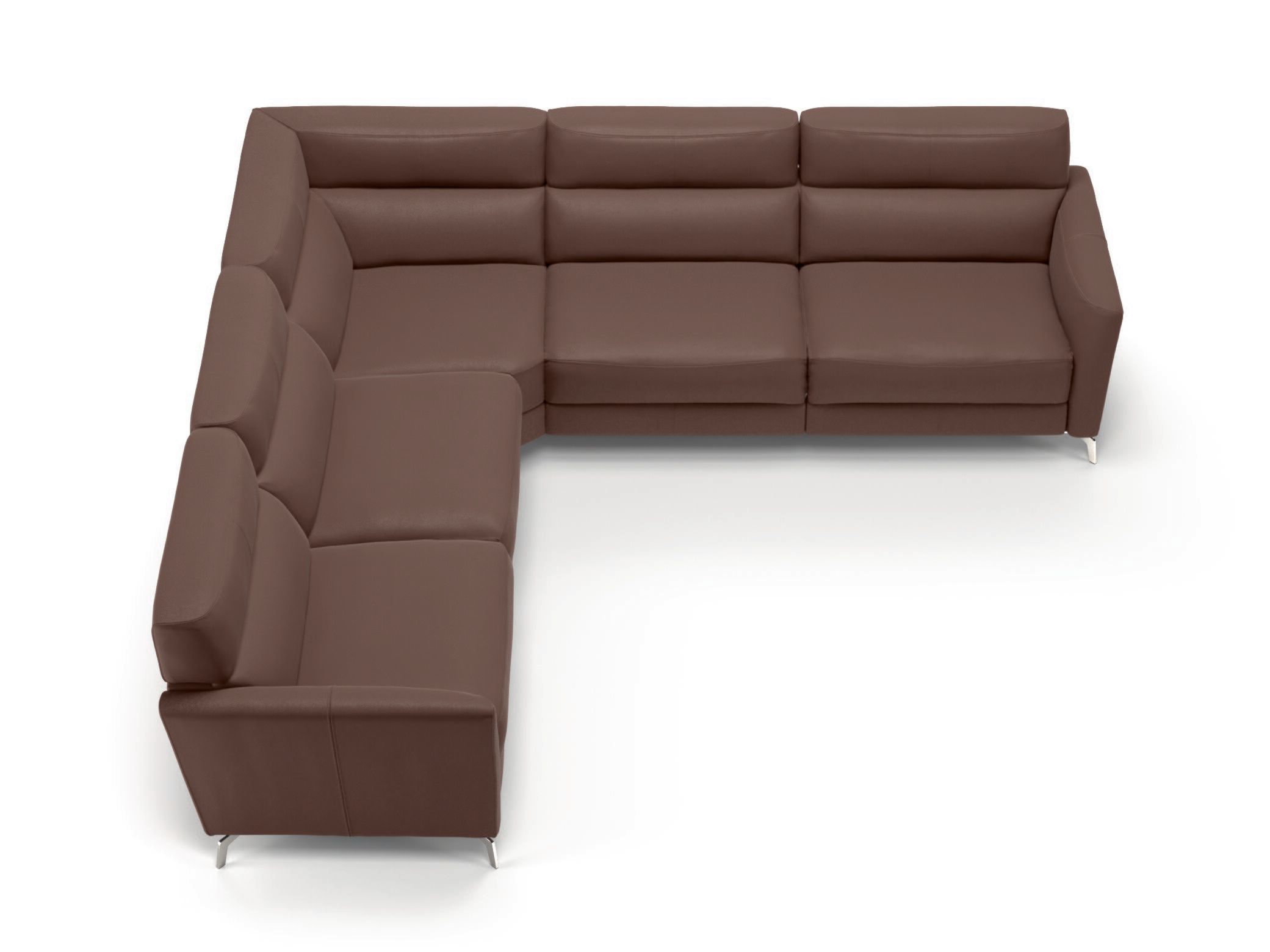 Кожаный угловой диван с откидной спинкой Natuzzi Italia Стэн ARCH-00131090 - Вид №5