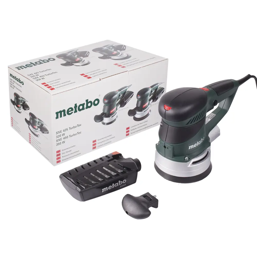 Эксцентриковая шлифовальная машина Metabo SXE 425 TurboTec, 320 Вт, 125 мм STLM-2057063 - Вид №4